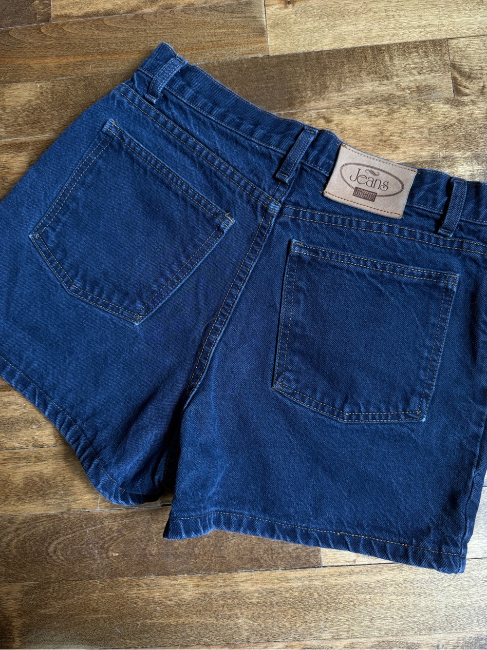 Vintage Jacob Dark Wash High-Waisted Denim Shorts — Fits 26 waist